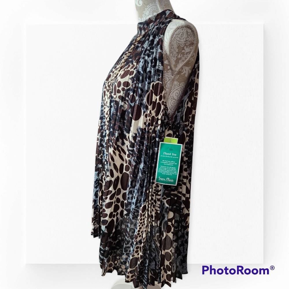Agora animal print halter blouse size Large - Picture 15 of 15